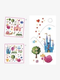 160 Stickers Princesse Marguerite DJECO Multicolore - Djeco -Magasin De Jouets 160 stickers princesse marguerite djeco 2