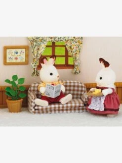 5013 - Papa Lapin Chocolat Avec Salon SYLVANIAN FAMILIES Beige - Sylvanian 9 5013 - Papa Lapin Chocolat Avec Salon SYLVANIAN FAMILIES Beige - Sylvanian -Magasin De Jouets 5013 papa lapin chocolat avec salon sylvanian families 3