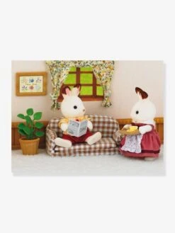 5013 - Papa Lapin Chocolat Avec Salon SYLVANIAN FAMILIES Beige - Sylvanian 11 5013 - Papa Lapin Chocolat Avec Salon SYLVANIAN FAMILIES Beige - Sylvanian -Magasin De Jouets 5013 papa lapin chocolat avec salon sylvanian families 5