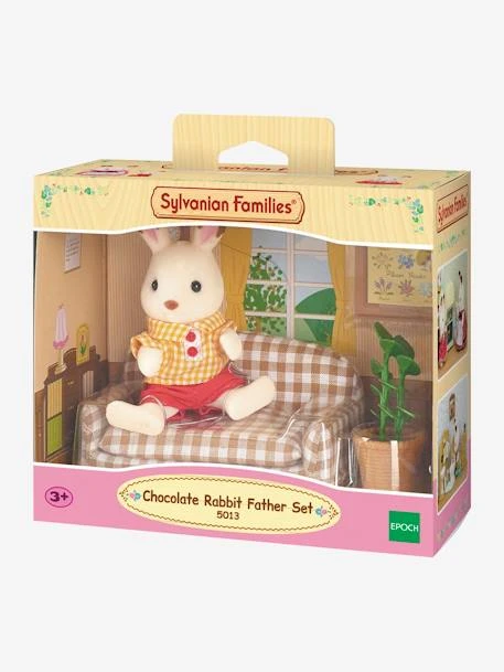 5013 - Papa Lapin Chocolat Avec Salon SYLVANIAN FAMILIES Beige - Sylvanian 1 5013 - Papa Lapin Chocolat Avec Salon SYLVANIAN FAMILIES Beige - Sylvanian