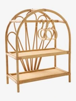 Armoire Poupon En Rotin Beige - Vertbaudet -Magasin De Jouets armoire poupon en rotin 5