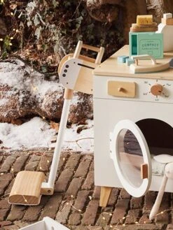 Aspirateur Balai En Bois FSC® Blanc - Vertbaudet -Magasin De Jouets aspirateur balai en bois fsc 3