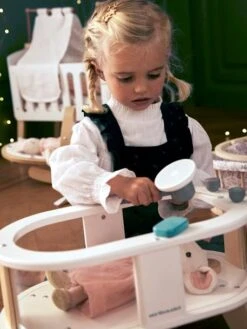 Baignoire Poupon Plexi/bois FSC® Blanc - Vertbaudet -Magasin De Jouets baignoire poupon plexibois fsc 3