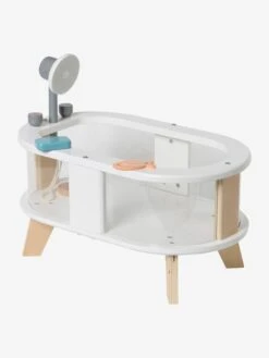 Baignoire Poupon Plexi/bois FSC® Blanc - Vertbaudet -Magasin De Jouets baignoire poupon plexibois fsc 4