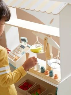 Balance à Poids En Bois FSC® Multicolore - Vertbaudet -Magasin De Jouets balance a poids en bois fsc 3