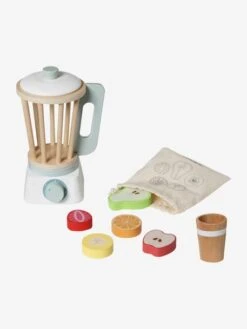 Blender + Tranches De Fruits En Bois FSC® Multicolore - Vertbaudet -Magasin De Jouets blender tranches de fruits en bois fsc 4