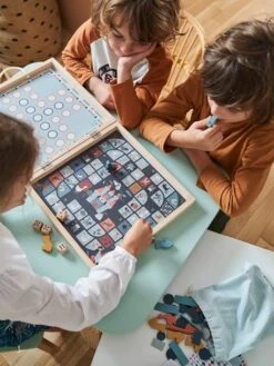 Boîte De 50 Jeux Classiques En Bois FSC® Multicolore - Vertbaudet -Magasin De Jouets boite de 50 jeux classiques en bois fsc 4