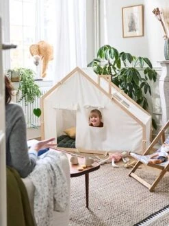 Cabane En Tissu Et Bois FSC® Multicolore - Vertbaudet -Magasin De Jouets cabane en tissu et bois fsc 3