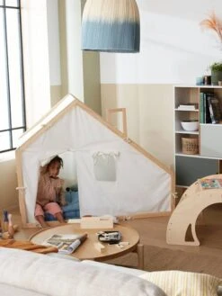Cabane En Tissu Et Bois FSC® Multicolore - Vertbaudet -Magasin De Jouets cabane en tissu et bois fsc 5