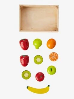 Cagette De Fruits En Bois FSC® Pour Dinette Multicolore - Vertbaudet -Magasin De Jouets cagette de fruits en bois fsc pour dinette 3
