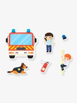 Cahier D'activités Mes Premiers Autocollants - Mes 500 Autocollants Police Et Pompiers AUZOU Jaune - Auzou -Magasin De Jouets cahier dactivites mes premiers autocollants mes 500 autocollants police et pompiers auzou 2