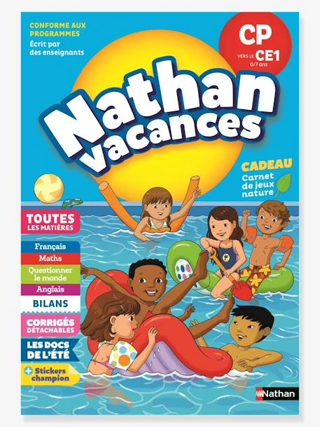 Cahier De Vacances 2022 Du CP Vers Le CE1 - Nathan Vacances - 6/7 ANS - NATHAN Bleu - Nathan 1 Cahier De Vacances 2022 Du CP Vers Le CE1 - Nathan Vacances - 6/7 ANS - NATHAN Bleu - Nathan