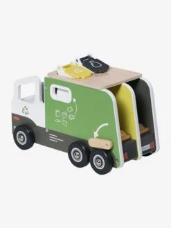 Camion De Tri Sélectif En Bois FSC® Multicolore - Vertbaudet -Magasin De Jouets camion de tri selectif en bois fsc 4