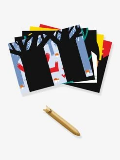 Cartes à Gratter Animaux à Découvrir DJECO Vert - Djeco -Magasin De Jouets cartes a gratter animaux a decouvrir djeco 2