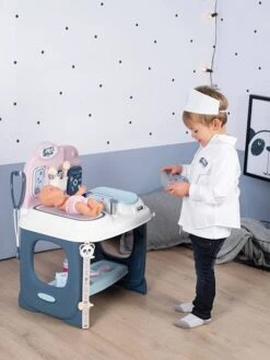 Centre De Soins Baby Care SMOBY Blanc - Smoby -Magasin De Jouets centre de soins baby care smoby 4