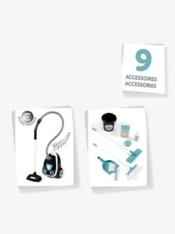 Chariot De Ménage Avec Aspirateur - SMOBY Bleu - Smoby -Magasin De Jouets chariot de menage avec aspirateur smoby 2