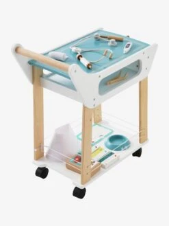 Chariot De Vétérinaire En Bois FSC® Blanc - Vertbaudet -Magasin De Jouets chariot de veterinaire en bois fsc 4