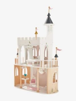 Château De Princesse Pour Poupées Mannequins En Bois FSC® Blanc - Vertbaudet -Magasin De Jouets chateau de princesse pour poupees mannequins en bois fsc 3
