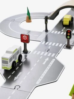 Circuit De Voitures En Bois FSC® Multicolore - Vertbaudet -Magasin De Jouets circuit de voitures en bois fsc 5