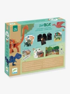 Coffret Le Monde Des Dinosaures DJECO Vert - Djeco -Magasin De Jouets coffret le monde des dinosaures djeco 2