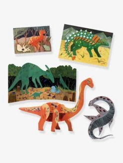 Coffret Le Monde Des Dinosaures DJECO Vert - Djeco -Magasin De Jouets coffret le monde des dinosaures djeco 4