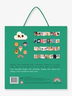 Coffret Livres D’éveil + Mobile Babybox MARCEL & JOACHIM Blanc - Auzou -Magasin De Jouets coffret livres deveil mobile babybox marcel joachim 3