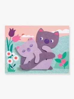 Collages Les Câlins DJECO Bleu - Djeco -Magasin De Jouets collages les calins djeco 3