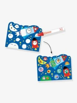 Coloriage à L'eau Caché Dans Le Ciel DJECO Bleu - Djeco -Magasin De Jouets coloriage a leau cache dans le ciel djeco 3