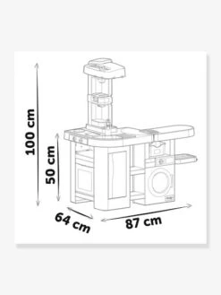 Cuisine Tefal Clean - SMOBY Blanc - Smoby -Magasin De Jouets cuisine tefal clean smoby 4