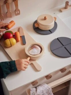 Cuisinette équipée Avec Rideau - En Bois FSC® Multicolore - Vertbaudet -Magasin De Jouets cuisinette equipee avec rideau en bois fsc 2