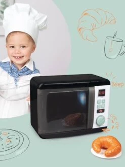 Four à Micro-ondes électronique - TEFAL Noir - Smoby -Magasin De Jouets four a micro ondes electronique tefal 2