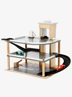 Garage En Bois 3 Niveaux En Bois FSC® Multicolore - Vertbaudet -Magasin De Jouets garage en bois 3 niveaux en bois fsc 3