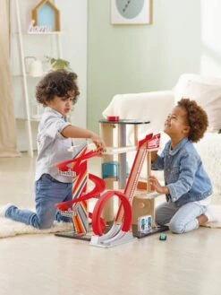 Garage Looping - HAPE Rouge - Hape -Magasin De Jouets garage looping hape 5