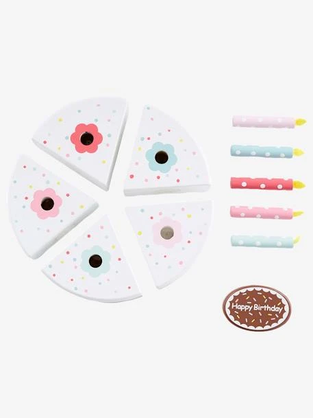 Gâteau D'anniversaire En Bois FSC® Multicolore - Vertbaudet 2 Gâteau D'anniversaire En Bois FSC® Multicolore - Vertbaudet – Image 2