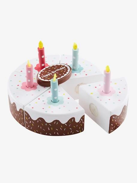 Gâteau D'anniversaire En Bois FSC® Multicolore - Vertbaudet 1 Gâteau D'anniversaire En Bois FSC® Multicolore - Vertbaudet