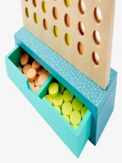 Jeu 4 En Ligne ! En Bois FSC® Multicolore - Vertbaudet -Magasin De Jouets jeu 4 en ligne en bois fsc 3