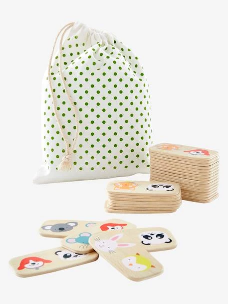 Jeu De Dominos En Bois FSC® Multicolore - Vertbaudet 1 Jeu De Dominos En Bois FSC® Multicolore - Vertbaudet