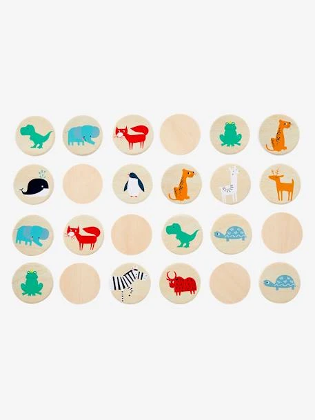 Jeu De Mémo En Bois FSC® Multicolore - Vertbaudet 2 Jeu De Mémo En Bois FSC® Multicolore - Vertbaudet – Image 2