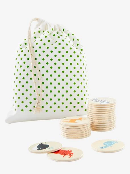 Jeu De Mémo En Bois FSC® Multicolore - Vertbaudet 1 Jeu De Mémo En Bois FSC® Multicolore - Vertbaudet