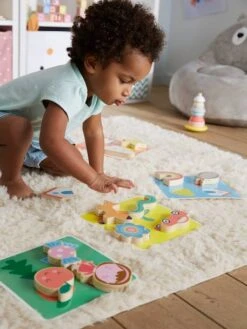 Jeu De Reconnaissance Tactile En Bois FSC® Multicolore - Vertbaudet -Magasin De Jouets jeu de reconnaissance tactile en bois fsc 2