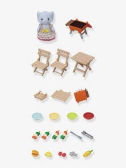 La Fille Eléphant Et Son Set De Pique-nique - SYLVANIAN FAMILIES Blanc - Sylvanian -Magasin De Jouets la fille elephant et son set de pique nique sylvanian families 2