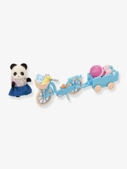 La Fille Panda, Son Vélo Et Sa Remorque - SYLVANIAN FAMILIES Blanc - Sylvanian -Magasin De Jouets la fille panda son velo et sa remorque sylvanian families 2