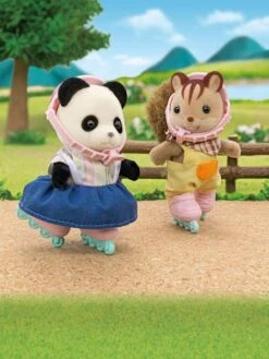 La Fille Panda, Son Vélo Et Sa Remorque - SYLVANIAN FAMILIES Blanc - Sylvanian -Magasin De Jouets la fille panda son velo et sa remorque sylvanian families 5