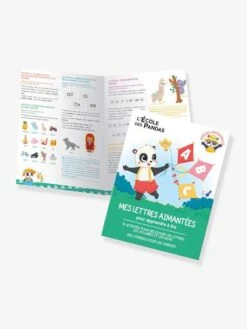 L'école Des Pandas - Mes Lettres Aimantées Pour Apprendre à Lire - AUZOU Vert - Auzou -Magasin De Jouets lecole des pandas mes lettres aimantees pour apprendre a lire auzou 2