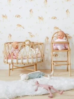 Lit Poupon En Rotin Beige - Vertbaudet -Magasin De Jouets lit poupon en rotin 2