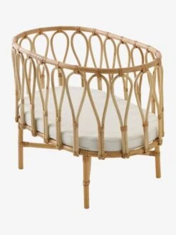 Lit Poupon En Rotin Beige - Vertbaudet -Magasin De Jouets lit poupon en rotin 3