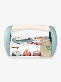 Little Smoby Set De 3 Véhicules - SMOBY Vert - Smoby -Magasin De Jouets little smoby set de 3 vehicules smoby 2