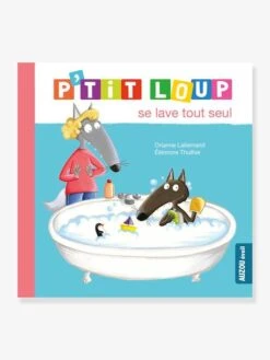 Livre P'tit Loup Se Lave Tout Seul AUZOU Bleu - Auzou