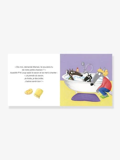 Livre P'tit Loup Se Lave Tout Seul AUZOU Bleu - Auzou 4 Livre P'tit Loup Se Lave Tout Seul AUZOU Bleu - Auzou – Image 4