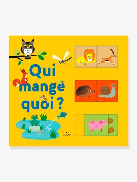Livre - Qui Mange Quoi ? - ÉDITIONS MILAN Blanc - Hachette 1 Livre - Qui Mange Quoi ? - ÉDITIONS MILAN Blanc - Hachette